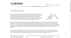 Desktop Screenshot of labvisory.com